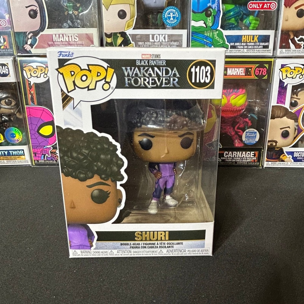 Funko Pop Marvel Black Panther Wakanda Forever Shuri 1103 Vinyl Bobble-Head